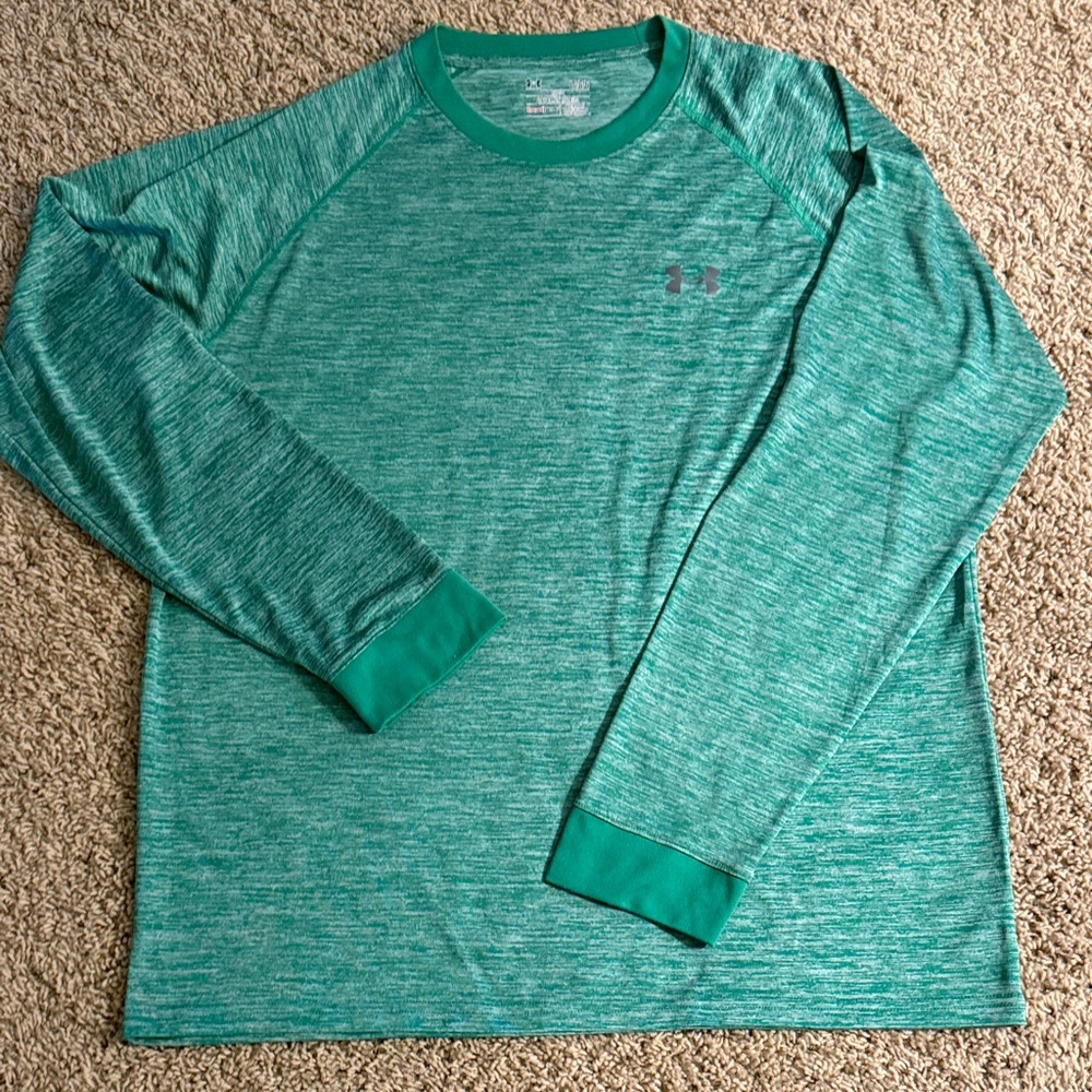 Under Armour Men's Green Long Sleeve Shirt